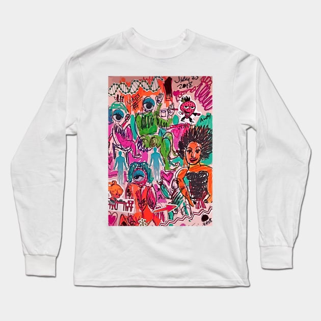 Jealous Vibes Long Sleeve T-Shirt by Kater